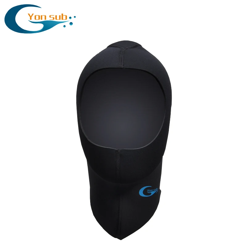 Cappuccio per immersioni subacquee in Neoprene con spalla per l'inverno, cuffie per tenere al caldo, attrezzatura per lo Snorkeling per la pesca subacquea, 3mm, 5mm