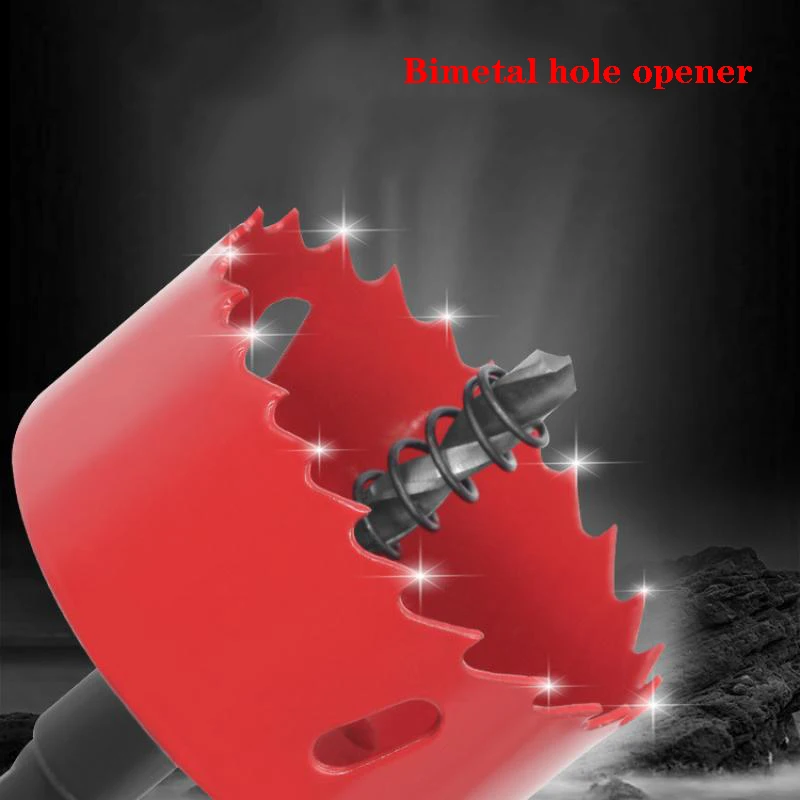 Diametro 16-40mm punta da trapano sega a tazza Twist Drill Bit s Cutter Power fori in metallo Kit di perforazione strumento di carpenteria apri fori bimetallici