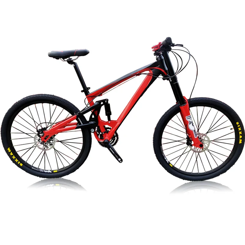 Kalosse  Alloy  20X110mm Barrel Shaft    26Inch Mountain  Bike  24 Speed   26*17 Bicycle  Hydraulic  Brakes