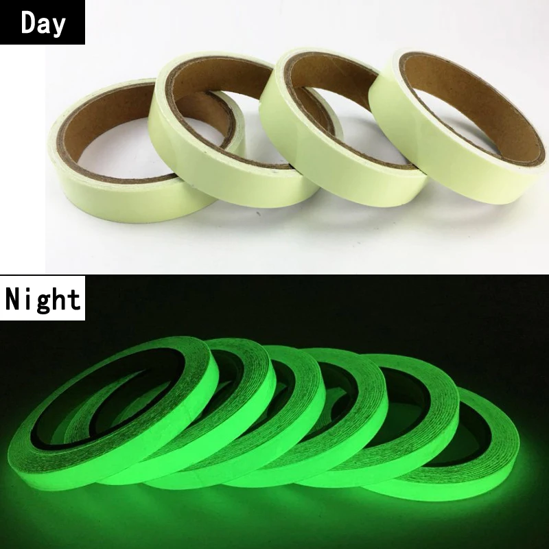 Luminance Glow Removable Waterproof Photoluminescent Glow In The Dark Safety Tape