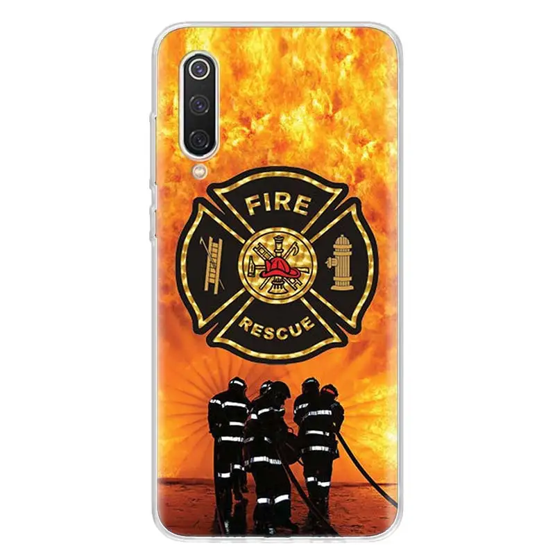 Extinguishing Fireman Hero Deluxe Phone Case For Xiaomi Redmi Note 13 Pro Plus 5G 12 12C 9 9T 9C 9A 10C 10A 10 K60 K70 Pro 8A 8