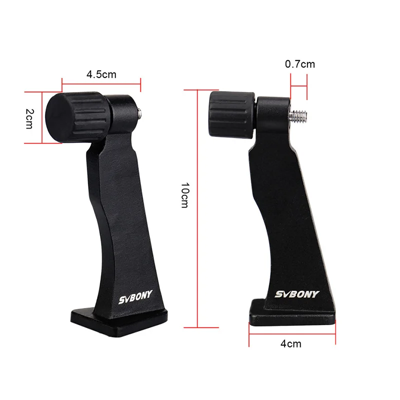 SVBONY SV110 w pełni metalowy do adaptera statywu teleskopu lornetkowego Porro wysokiej jakości gwint 1/4 cala czarny