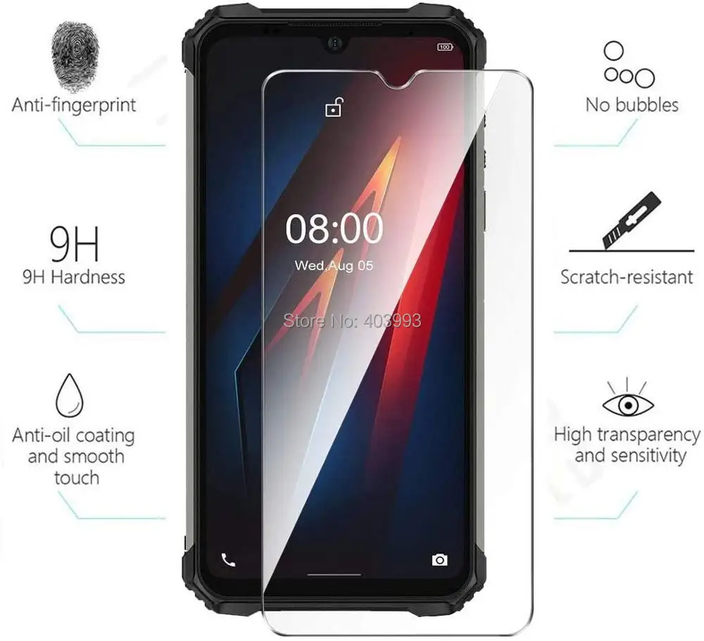 3-in-1 Glass+Silicone Cover For Ulefone Armor 8 Pro Case For Ulefone Armor 8 Tempered Glass Screen Protector For Ulefone Armor 8