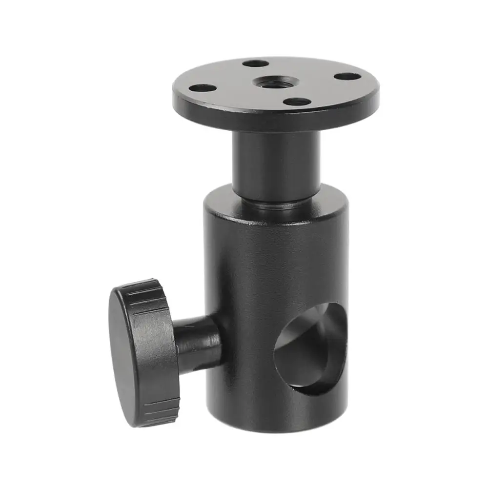 CAMVATE-Light Stand Head, suporte de mesa com montagem circular Wall Mount Base, acessórios de fotografia, luzes LED de vídeo