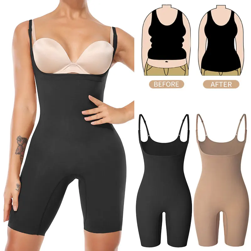 Damskie modelujące body bezszwowe, wyszczuplające brzuch, modelujące sylwetkę, redukujące brzuch, podnoszące pośladki, powiększające pośladki.