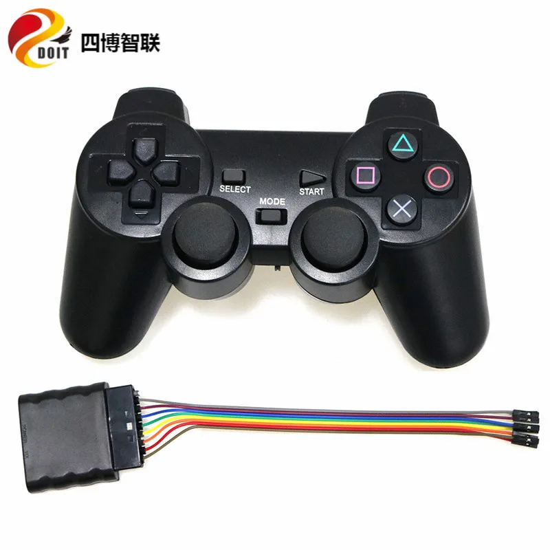 SZDOIT 32-way Servo Control Board+ PS2 Wireless Controller Receiver Kit RC Robot Servo Controller Parts for Arduino