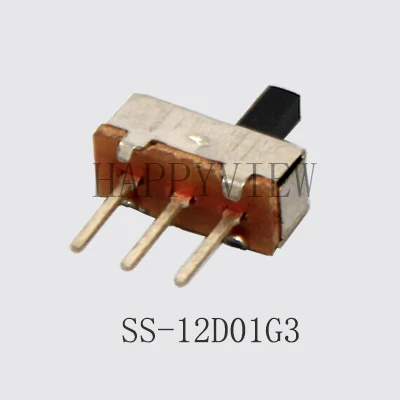 20PCS Mini Slide Switch On-OFF Micro Toggle Switch 1P2T H=1.5/2/4MM Miniature Horizontal Slide Switch SMD/DIP