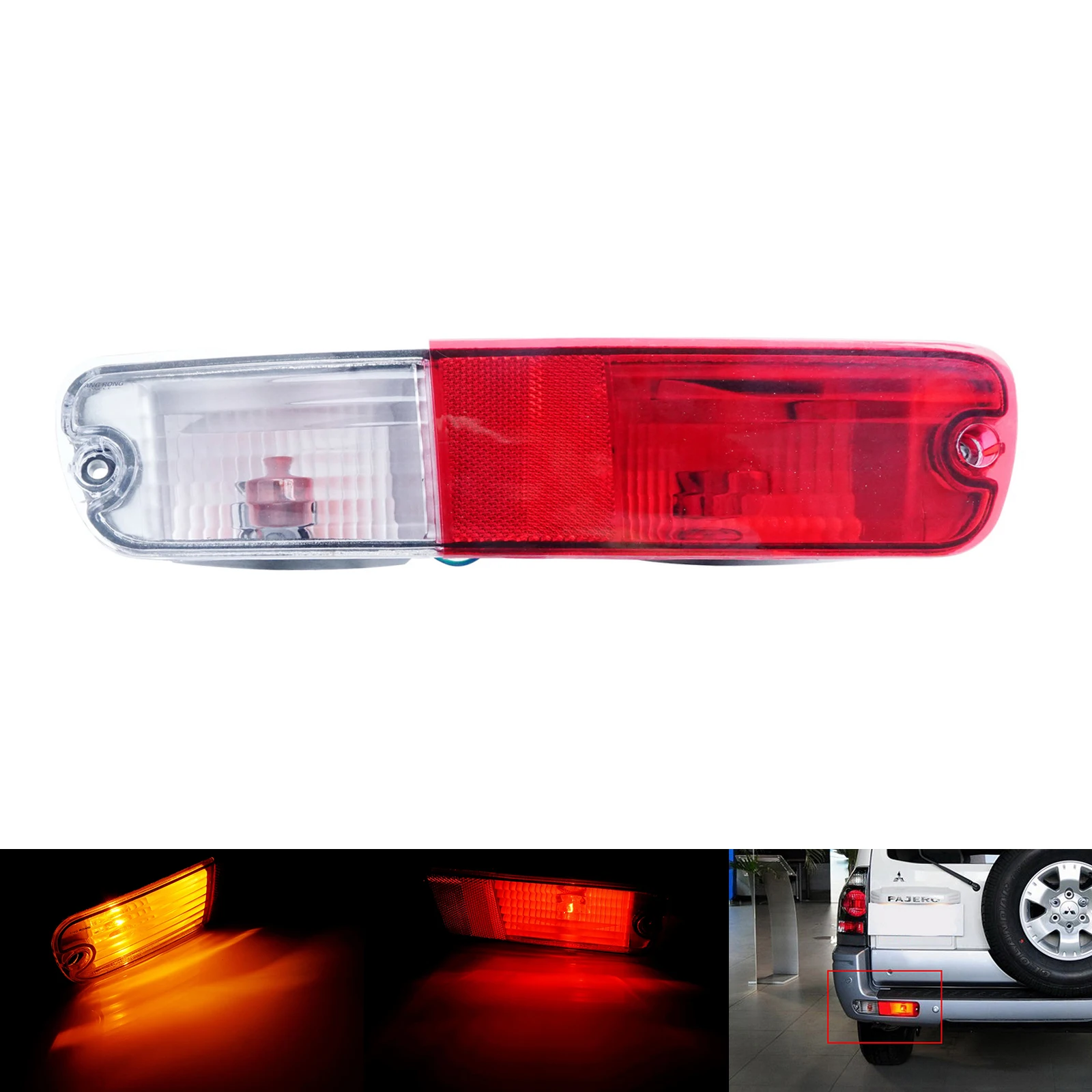 

Left Rear Fog Lamp Rear Bumper light Body Parts MN133775 for Mitsubishi Pajero Montero 2003 2004 2005 2006 Taillight