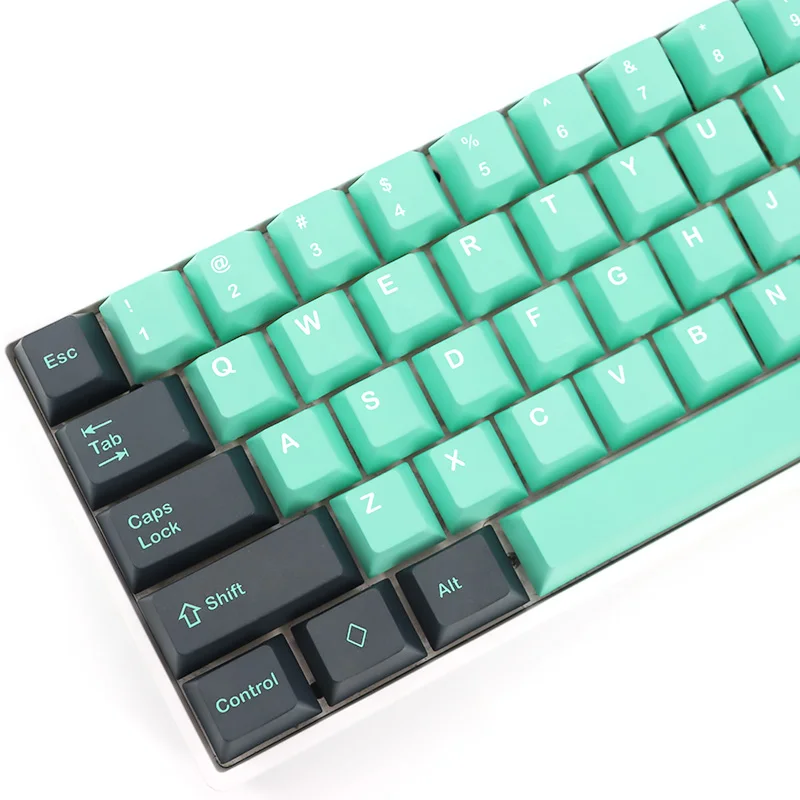 GMK OGCO Royal Blue and Green English Keycap Cherry Profile  PBT Dye Sublimation Mechanical Keyboard Key Cap For MX  Switch