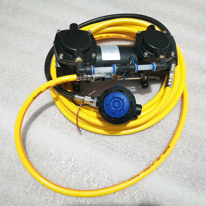 DP35B 12v 160w Oil Free Electric Diaphragm Compressor Pump for Third Lung Serface Hookah Diving System with Hose Regulator