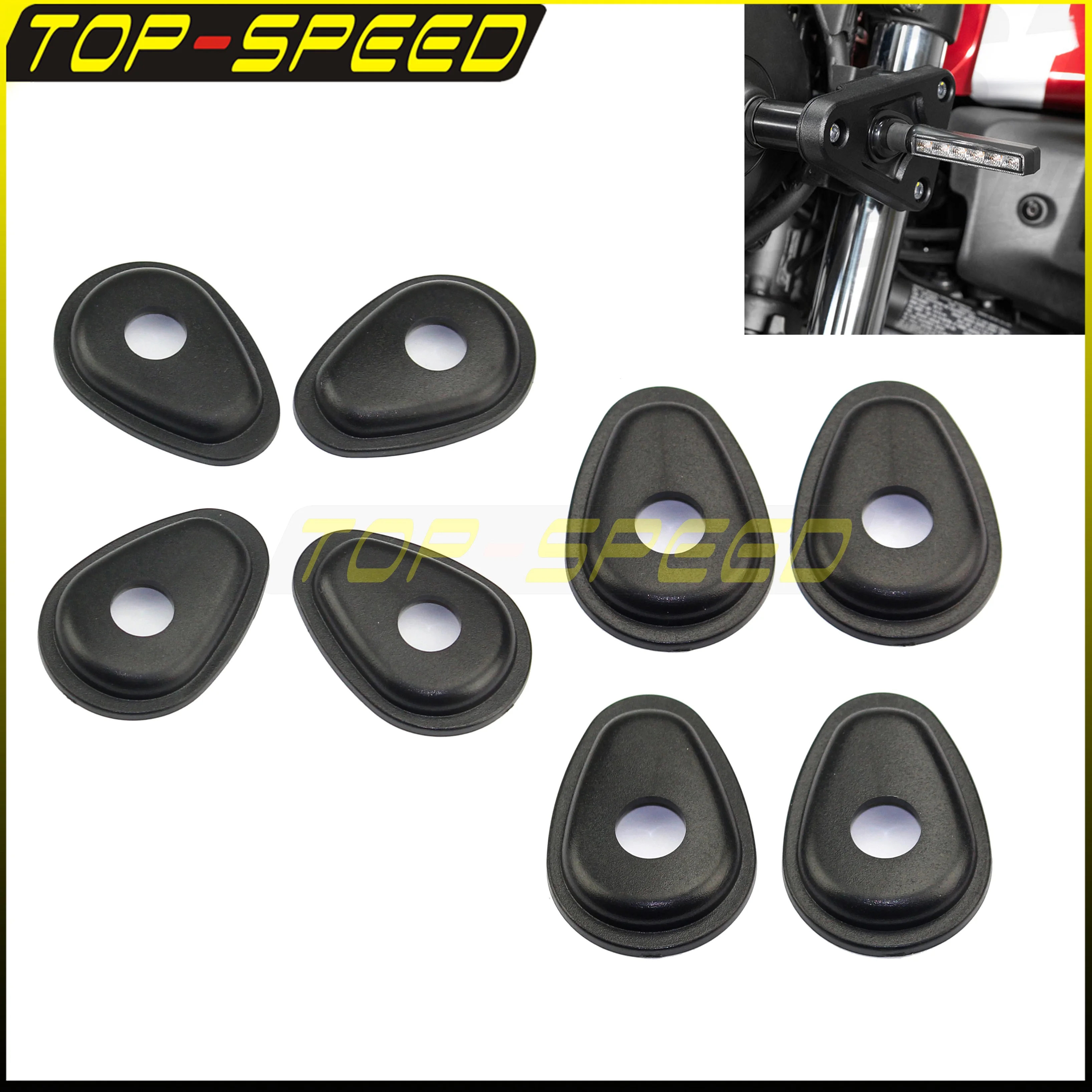 Motorcycle Turn Signal Adapter Spacer Plate Kit Indicator Blinker Spacers Adaptor For Yamaha MT-03 MT-07 MT-09 FJ09 MT09 Tracer