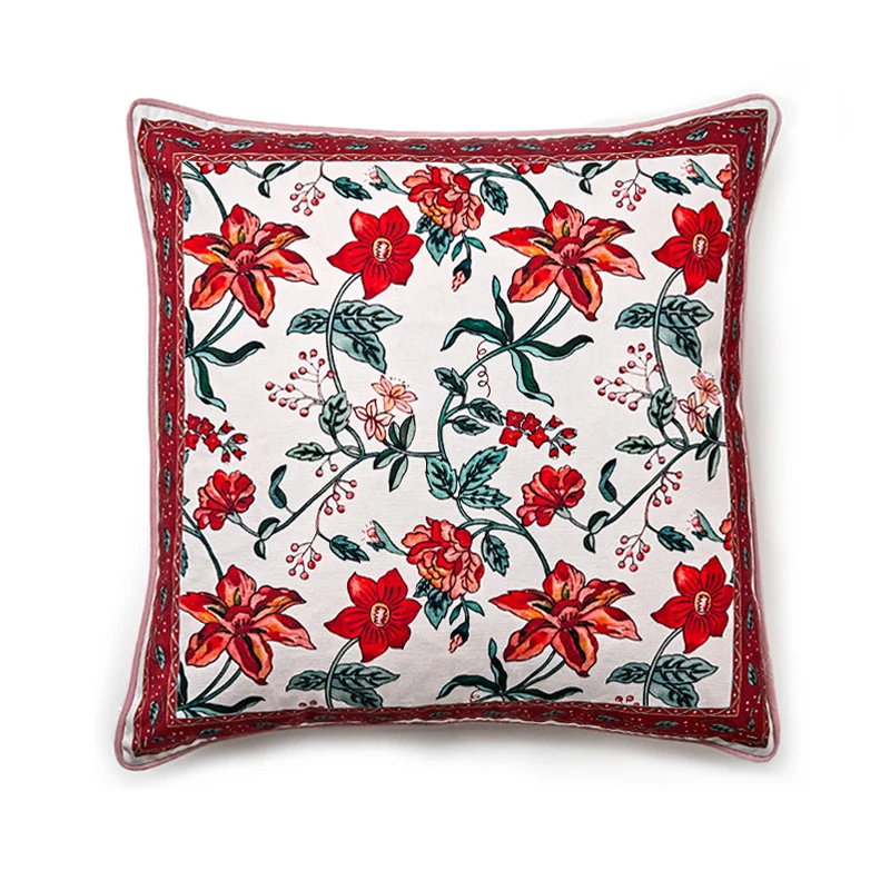 Soft Cushion Cover Decorative Pillows Throw Pillow Case Customized American-style waist pillow Case