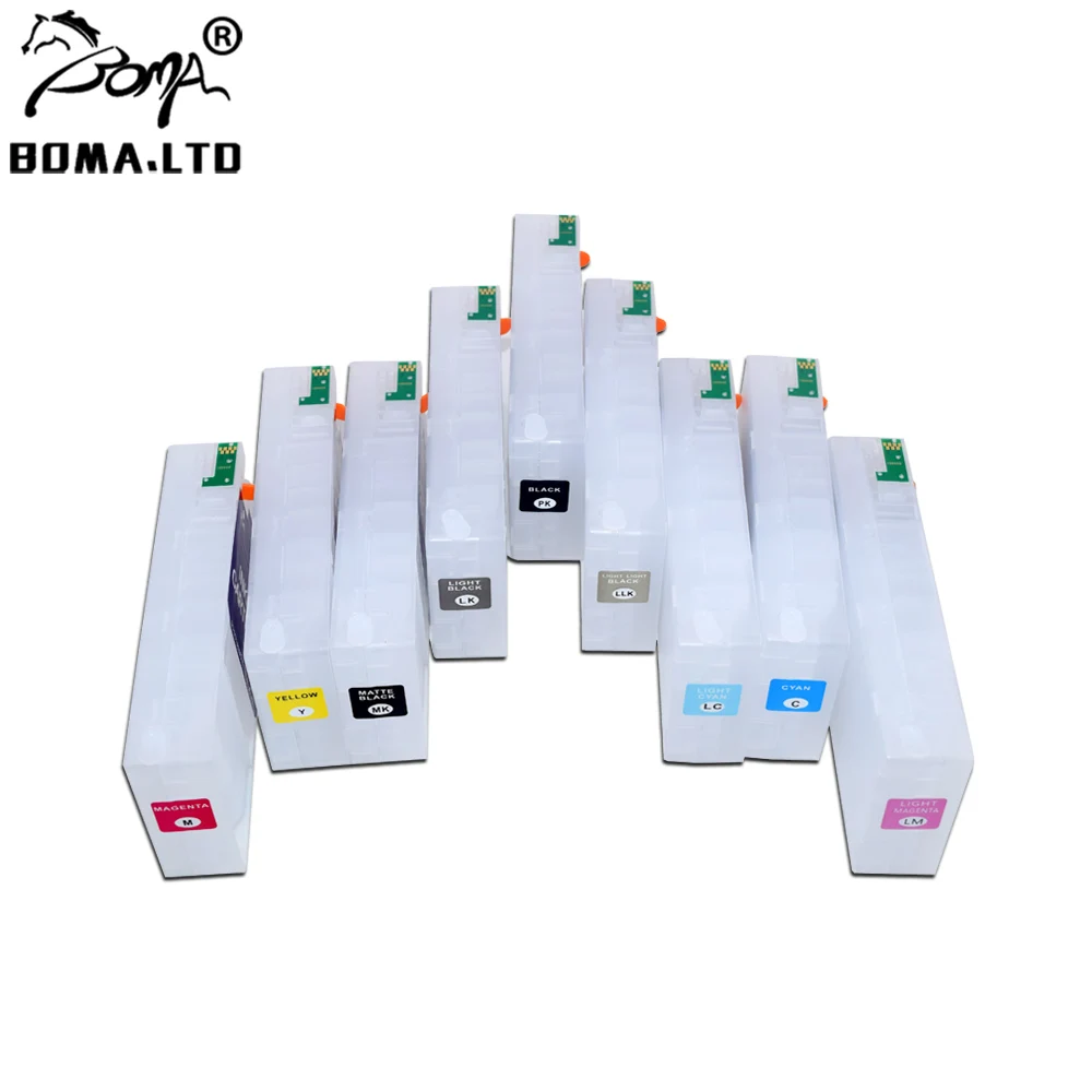 

BOMA.LTD P800 NEW Bulk Ink Cartridge For Epson Stylus SureColor SC-P800 Printer With Chip T8501-T8509 T850 160ml/Color