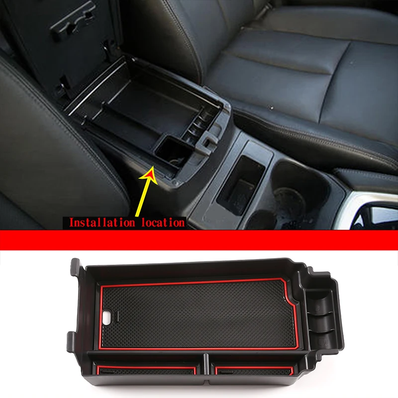 For Nissan X-Trail 2020 ABS Black Car Central Armrest Box Storage Box Central Control Storage Box car accessories