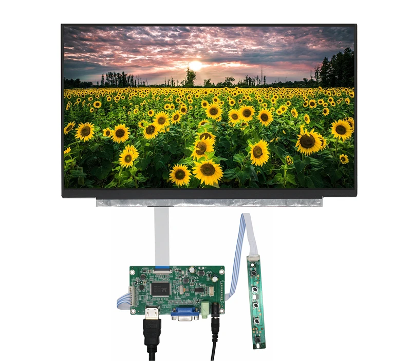 13.3 Inch 1920*1080 Orange Pi PC Banana Pi LCD Display Screen IPS LCD Monitor Kit HDMI-Compatible VGA Audio Input Driver Board