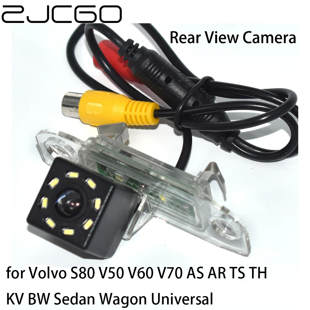 

ZJCGO Car Rear View Reverse Back Up Parking Waterproof Camera for Volvo S80 V50 V60 V70 AS AR TS TH KV BW Sedan Wagon Universal