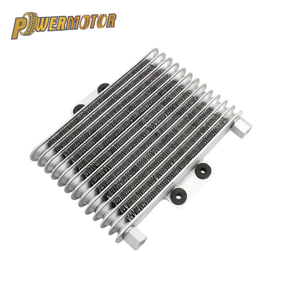 

Oil Cooler Motorcycle Radiator Accessories Aluminum Universal 125ml Engine Cooling 125 250CC Motocross Parts Dirt Bike Pit Bike