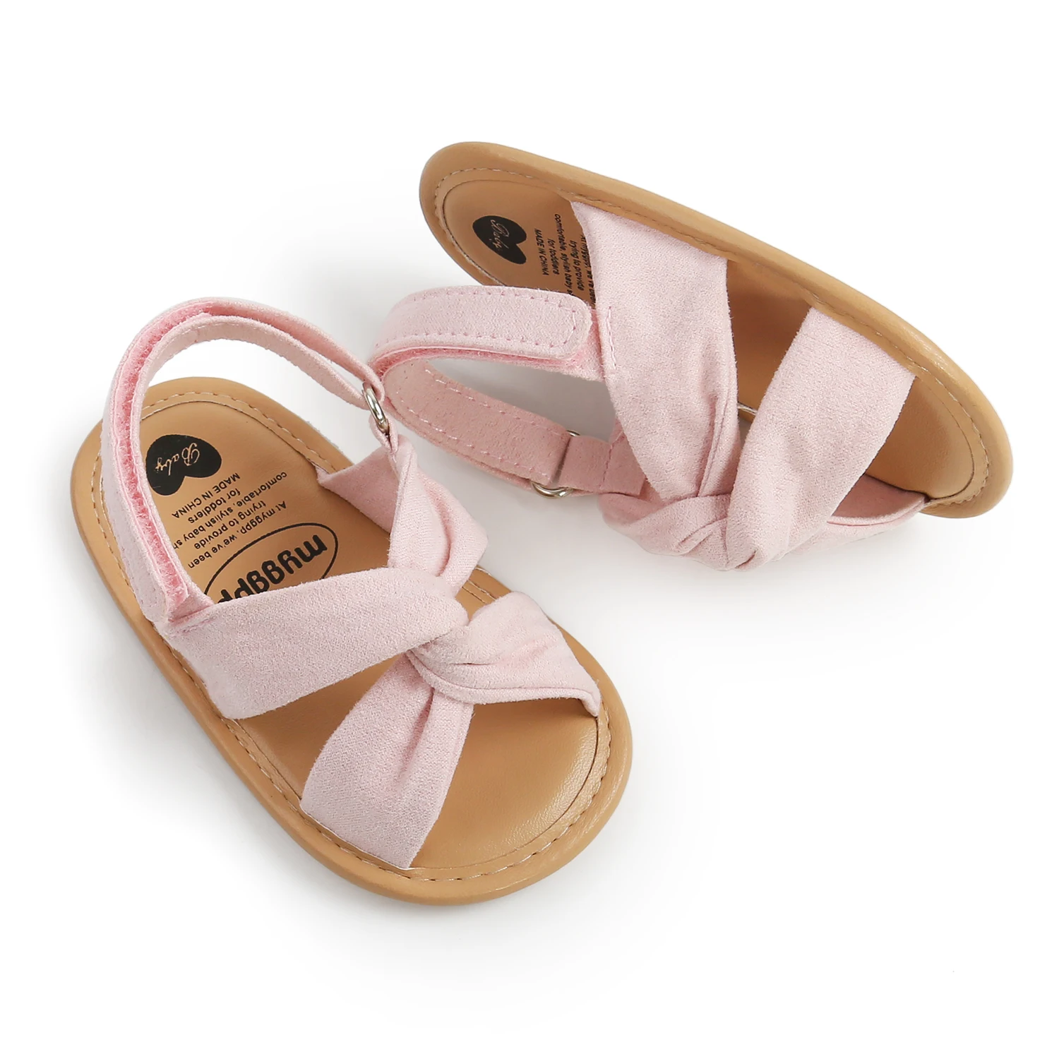 Tregren Newborn Baby Girls Summer Sandals Shoes Solid Color Hollow out Soft Sole Shoes Outdoor Indoor Infant Casual Flat Shoes