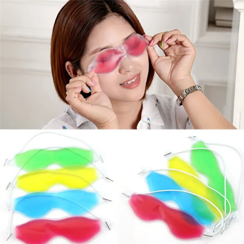 Gel Eye Mask Cold Pack Warm Hot Heat Ice Cool Soothing Tired Eyes Headache Pad Perfect for eye fatigue headache sober fever