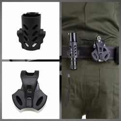 Paintball Flashlight Pouch Case Tactical Open Top Cuff Case Fits Standard Handcuffs for 5.5cm Belt