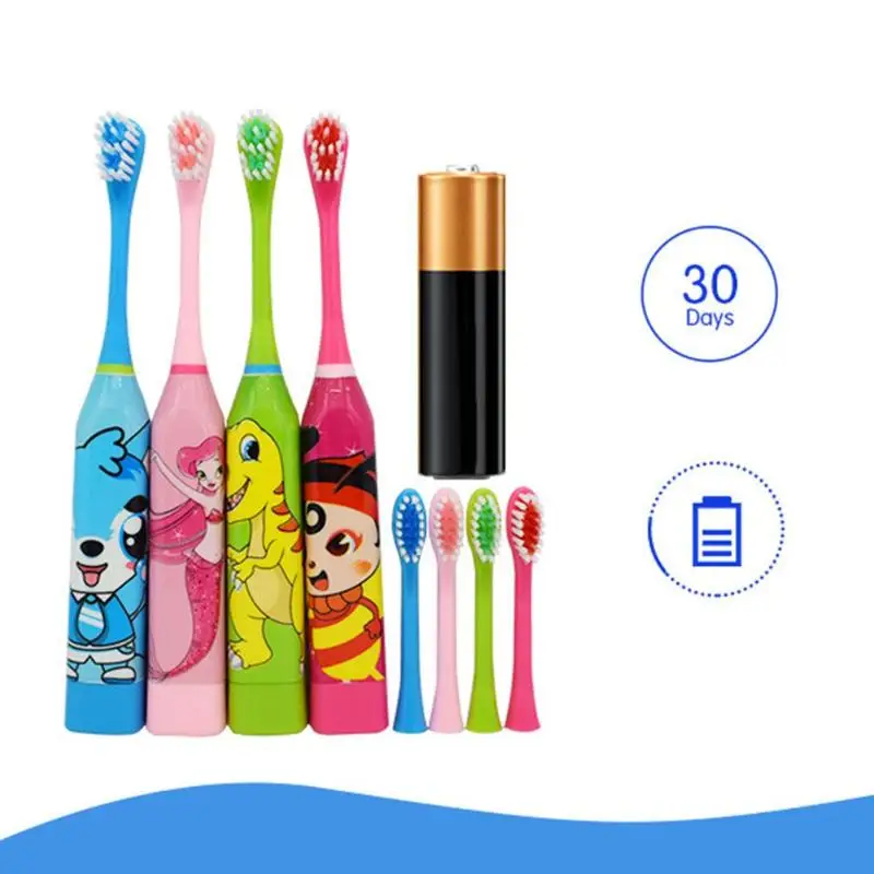 Children's Electric Toothbrush Automatic Ultrasonic Waterproof Cartoon Toothbrush Children's Life Education And Nursing Tools