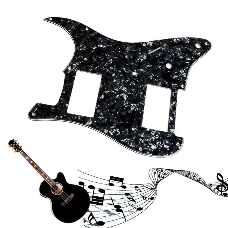 3Ply Guitar Pickguard for stratocaster . 2 HH Humbucker 77HC