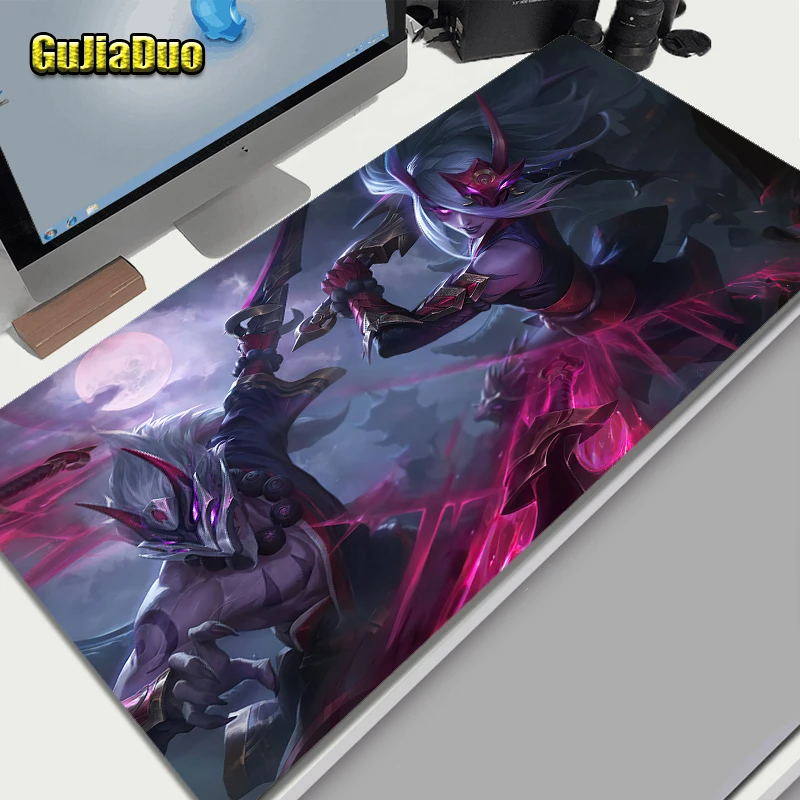 Katarina League of Legends Large Gamer Mouse Pad XXL Speed Non-slip Anime Mousepad Gaming Accessories Computer Keyboard Desk Mat