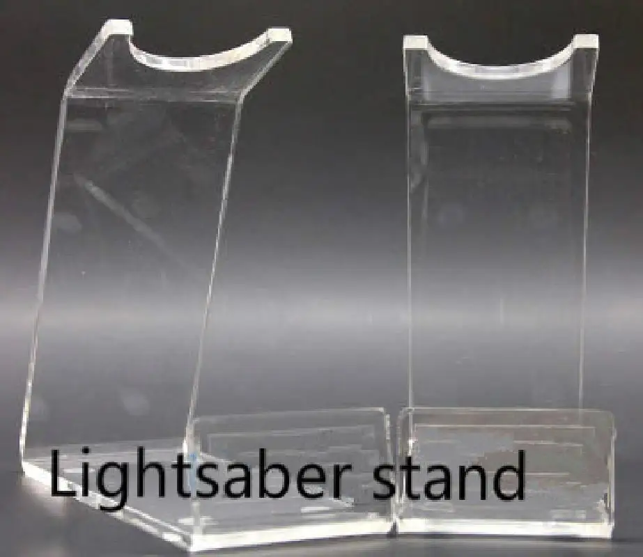 Universal Lightsaber Sword Stand Transparent Acrylic Metal Hilt Display Showcase Suitable For Most Laser Saber Storage Bracket