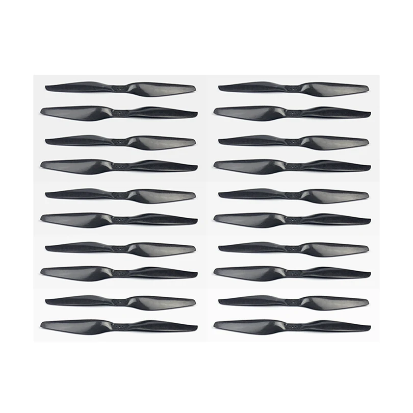 10 Pairs 13x5.5 3K Carbon Fiber Propeller CW CCW 1355 CF Prop For  Tarot FY680 FY690S Quadcopter FPV MultiRotor F06792-10