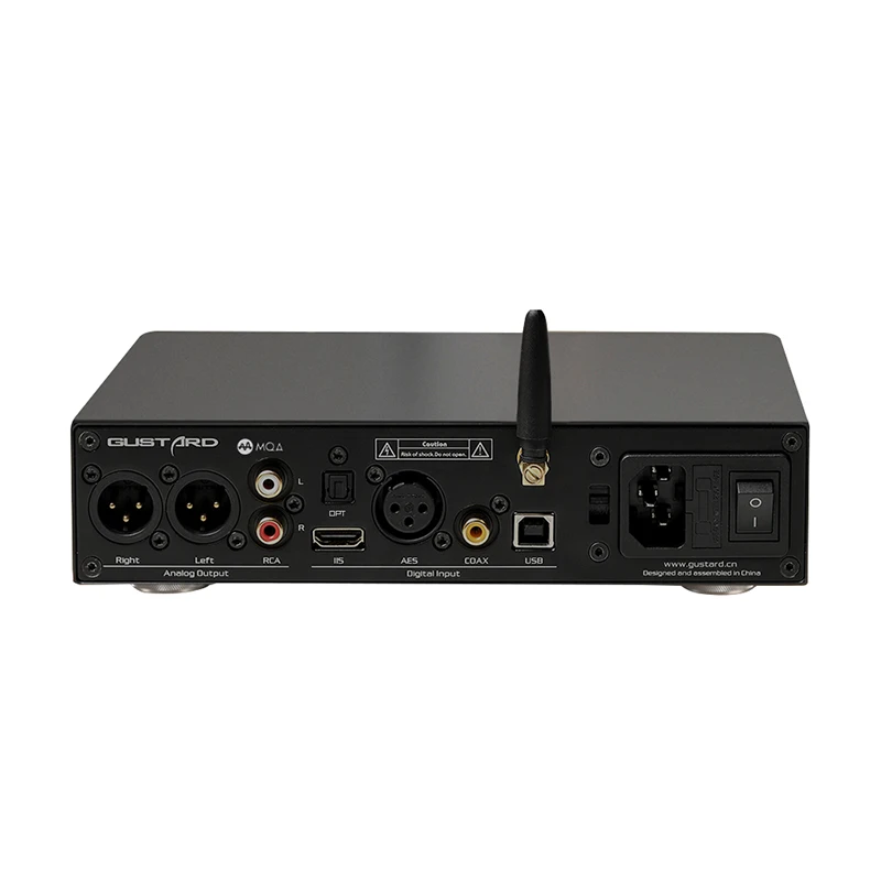 GUSTARD DAC-X16 MQA Decoder Bluetooth5.0 Dual ES9068AS Native Balanced DAC X16 Full Decoding DSD512 XU216 USB IIS X16