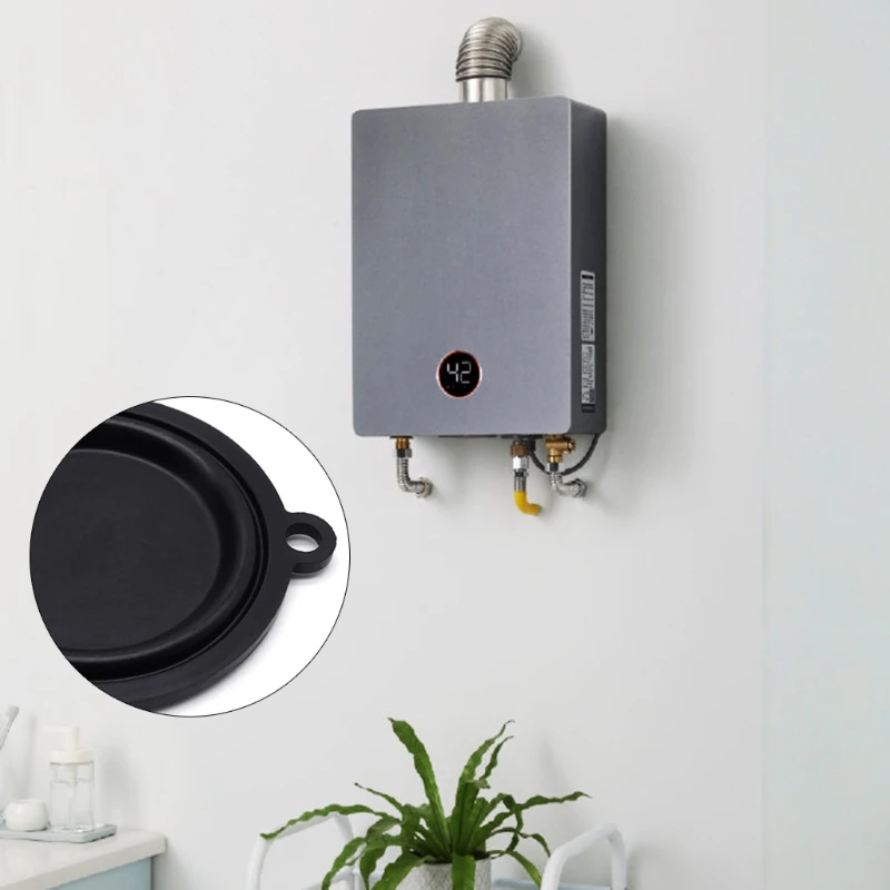 10 stück Professionelle Wasser Gas Verknüpfung Ventil Gas Wasser Heizung Druck Membran Zubehör OD 45mm/50mm Schwarz