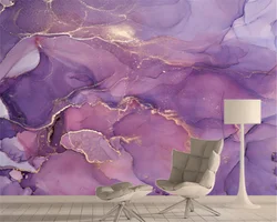 beibehang Customize new modern blue pink marble fashion line bedroom living room wallpaper papel de parede papier peint