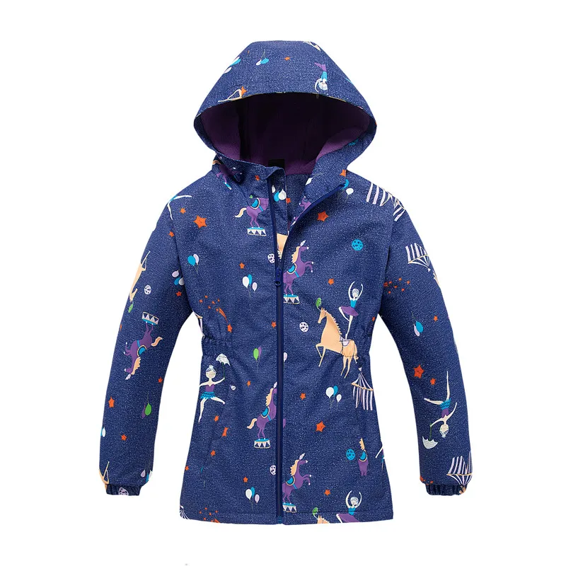 

New Spring Autumn Child Kid Clothes Baby Girl Windproof Waterproof Sporty Jacket Outwear inner Polar Fleece Coat