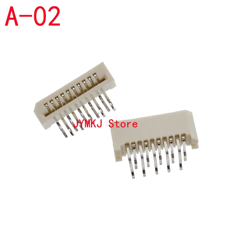 10PCS 1.0mm FPC/FFC Connector LCD Flexible Flat Cable Socket Double Row 4 5 6 7 8 9 10 11 12 14 16 18 20 22 24 26 28 30 31 Pin