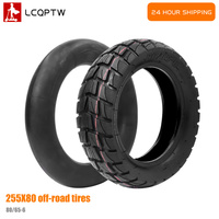 80/65-6 Tire for 10 Inch Folding Electric Scooter FOR ZERO 10X Dualtron FOR KUGOO M4 Thickened Widened 10x3.0 Tyre Inner Tube