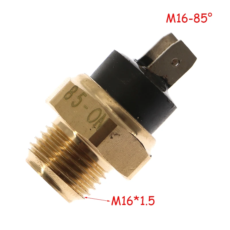 M14/M16 Motorcycle Electric Radiator Coolant Fan Water Temperature Thermostat Switch Temp Sensor For 125 150 200 250 300 400 450