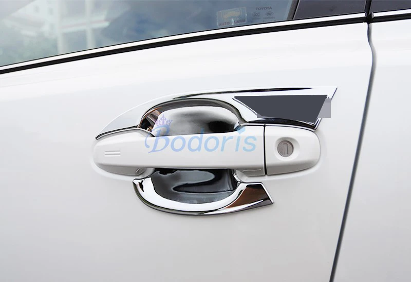 Door Handle Penutup Mangkuk Masukkan Trim Pelindung Panel Chrome Mobil Styling 2016 2017 2018 Untuk Toyota C-HR CHR C HR aksesoris