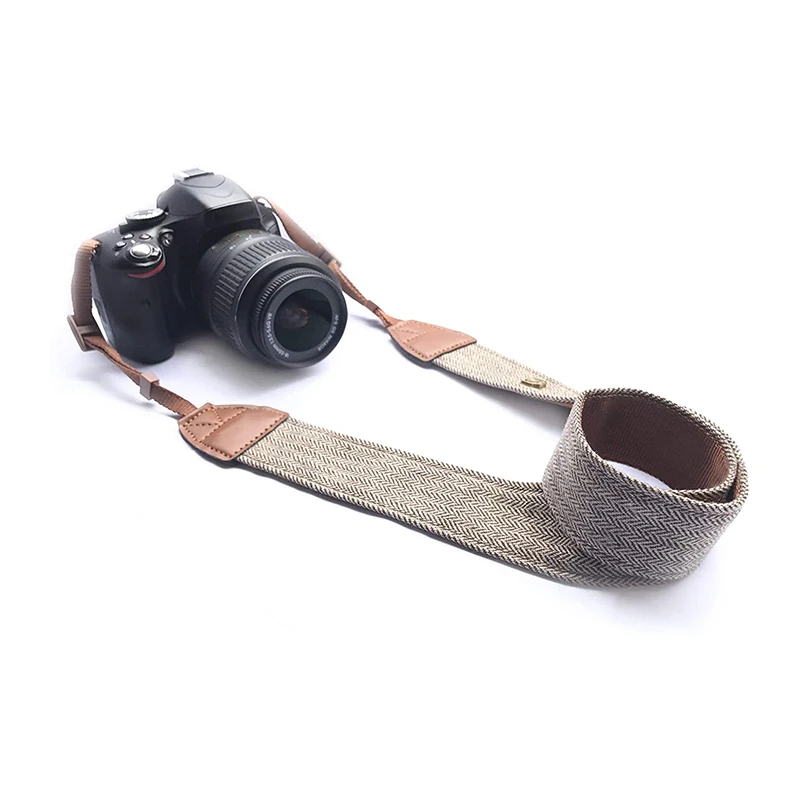 Soft Vintage Camera Strap Shoulder Neck Belt for Nikon Canon Sony Fuji SLR DSLR Cameras Photography Studio Accessory