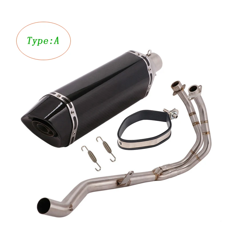 Motorcycle Front Pipe With Exhaust Pipe For Honda CBR500 CBR500R CB500X CB500F 2013 2014 2015 2016 2017 2018 2019 2020 2021 2022