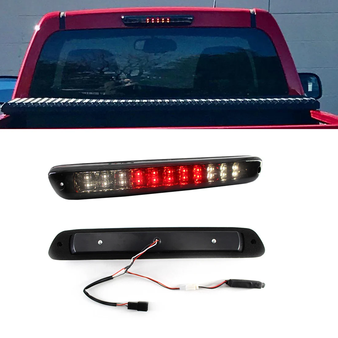 1 PCS  LED 3rd Third Brake Light for Chevy Colorado GMC Canyon 2004-2012   25971002  Car LED High Mount Stop Lamp