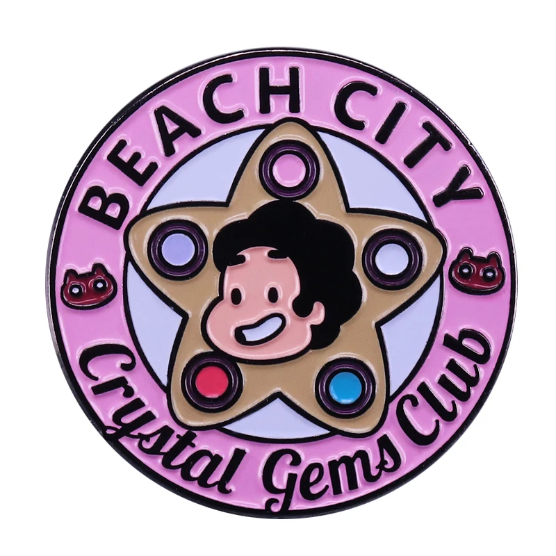 Steven Universe gems lapel pin novelty cartoon accessory