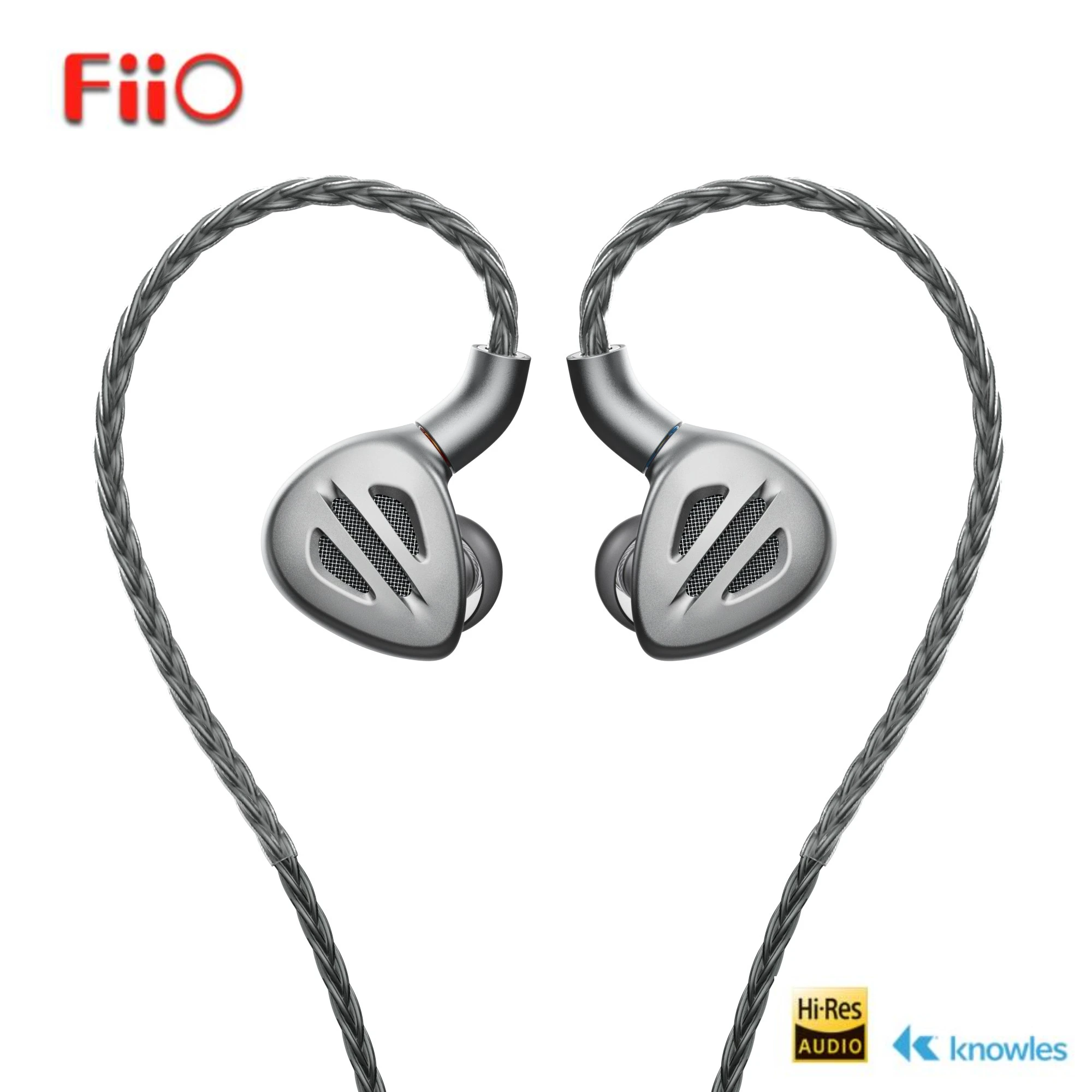 FiiO FH9 HiFi Music Monitor In-ear Earphones 1DD+6BA Drivers Knowles Earphone IEMs with MMCX 2.5/3.5/4.4 Earphone Cable