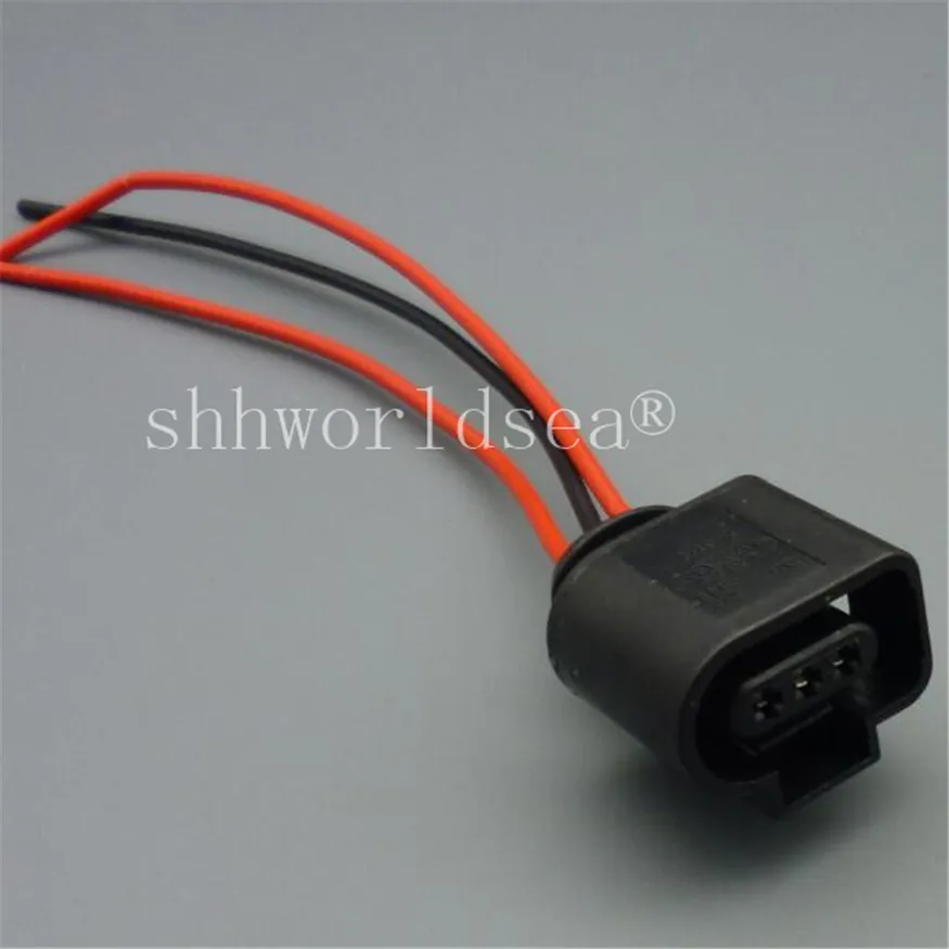 Shhworldsea 1J0973703 3D0973703 For VW Passat Golf Jetta For Audi A3 A4 A5 A6 Q5 Q7 Camshaft Cam Sensor 3 Pin Wire Connector