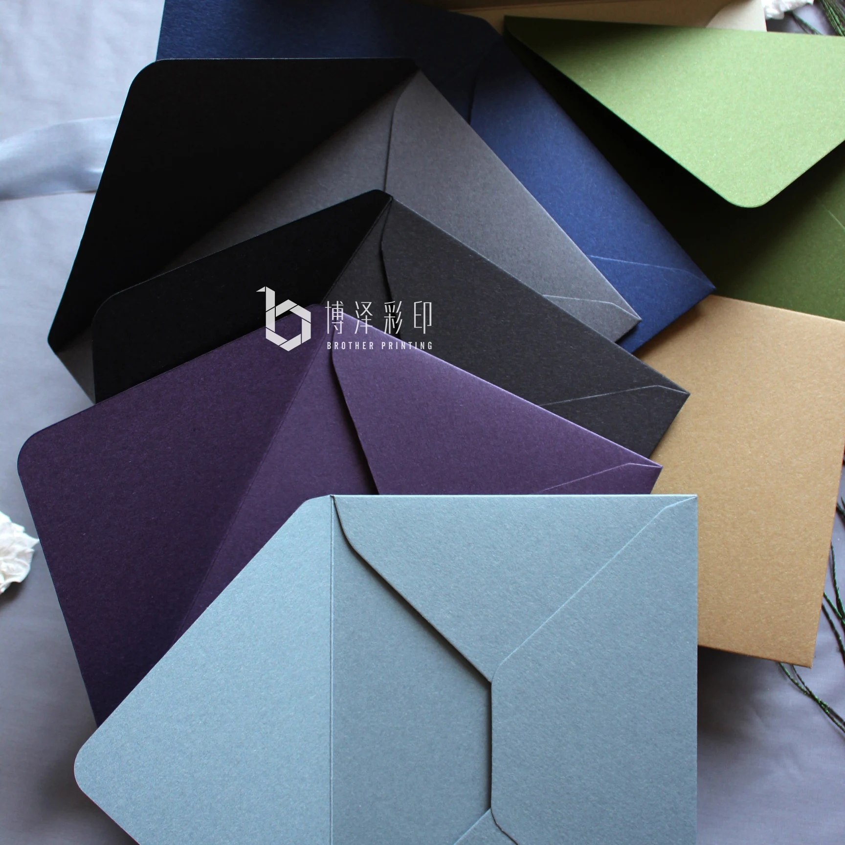 5pcs Morandi Color Series Kapok Paper Invitation Envelopes High-end Solid Color Universal Card Envelopes 140mmX190mm