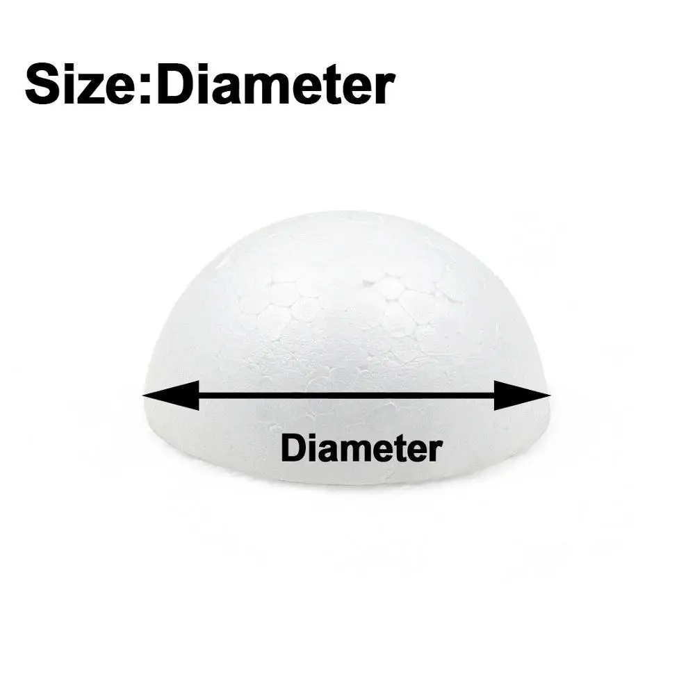 Foam Hemisphere Holding Flowers Modelling Polystyrene Styrofoam Craft Balls DIY  Decor Wedding Party Supplies bachelorette party