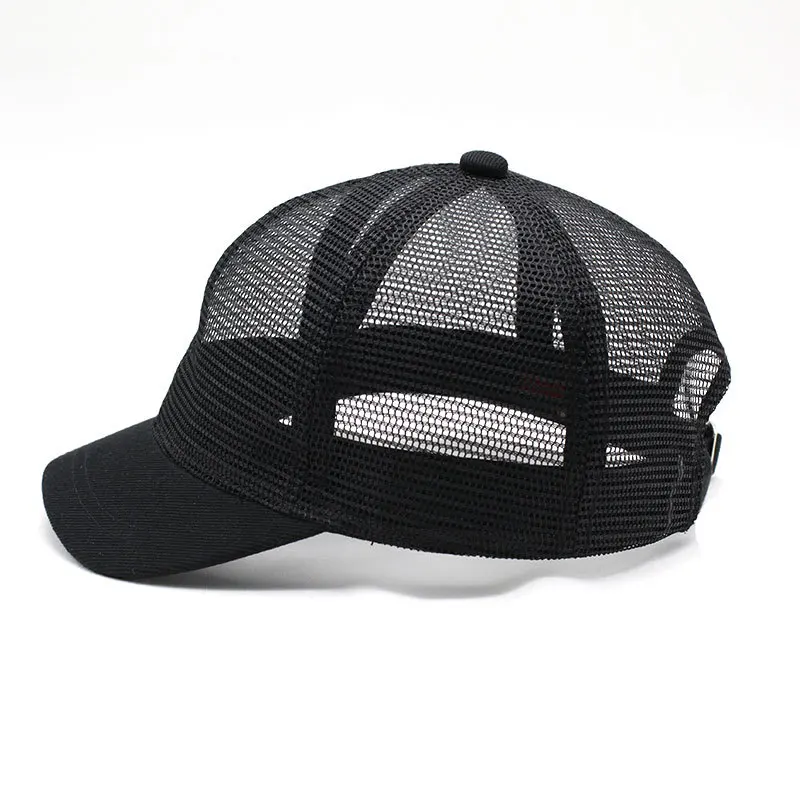 Mesh Short Brim Baseball Cap Snapback Fashion Sports Hats for Men  Women High Quality Unisex