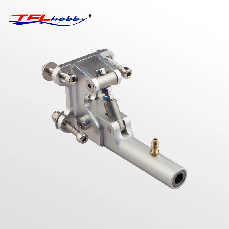 

TFL Hobby Adjustable Aluminum Stinger Drive with Ball Bearing Shaft Support fit 1/4 6.35mm Shaft for RC Gas Boat