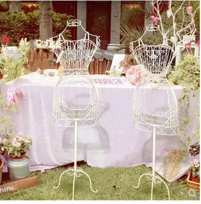 Wrought iron model flower frame wedding decoration dress shop window department store Mei Chen home garden decoration