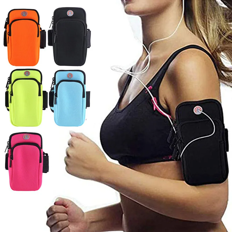 

Universal 6.5'' Running Sport Armband Bag Waterproof Arm Bag Mobile Phone Bag Case Fitness Gym Arm Band For iPhone Samsung Huawe