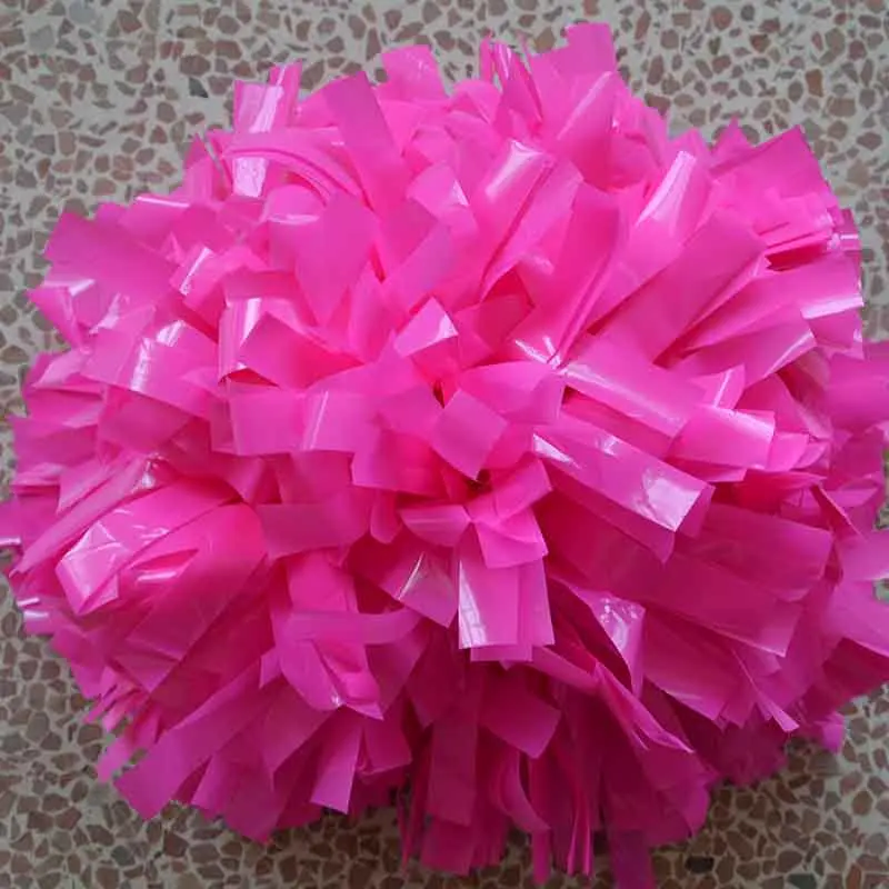 Cheerleader Pom Poms Baton Handle, Wet Plastic, Mixed Compression, 1Piece